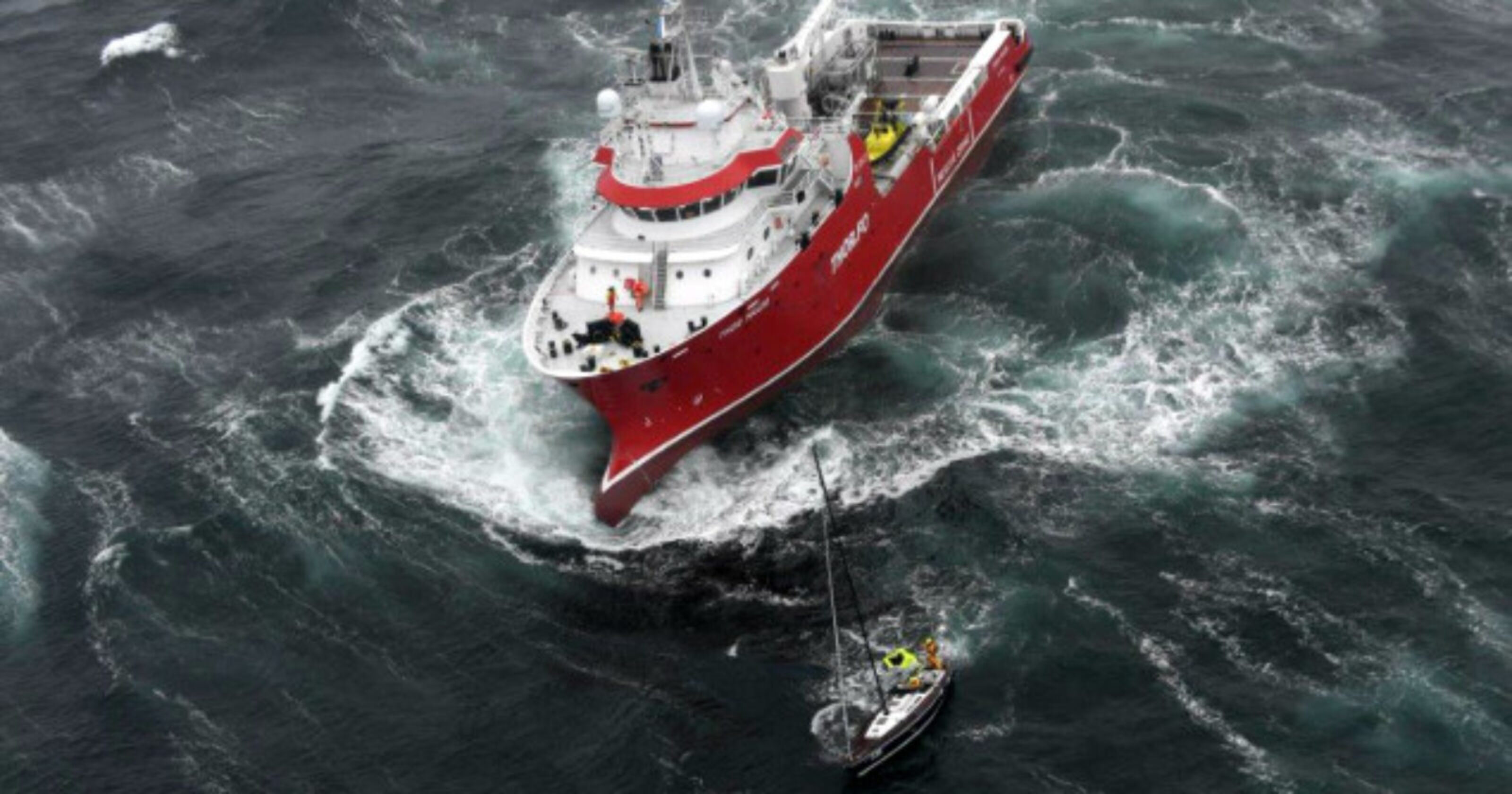 Image for M/V Thor Magni, crewed by Horizon Maritime, assists in the rescue of 5 sailors